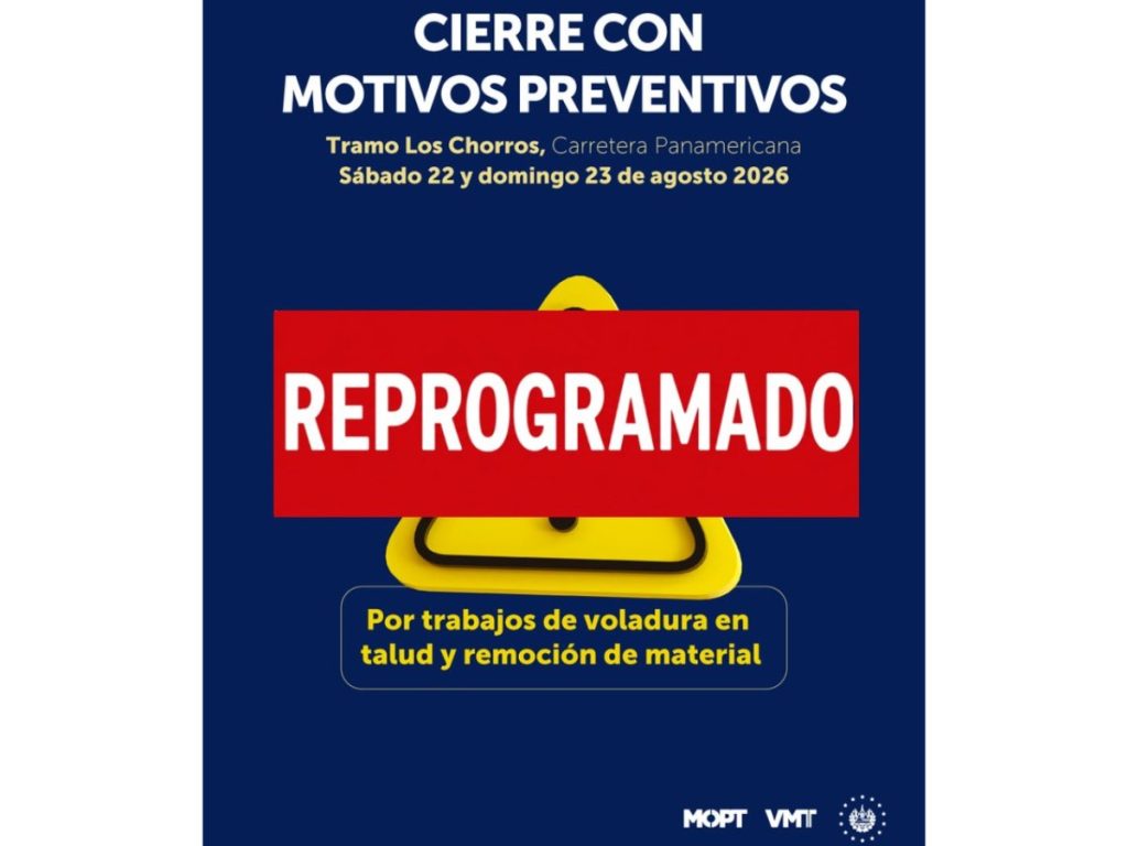 El cierre preventivo en Los Chorros fue reprogramado, informó el VMT. Foto: cortesía