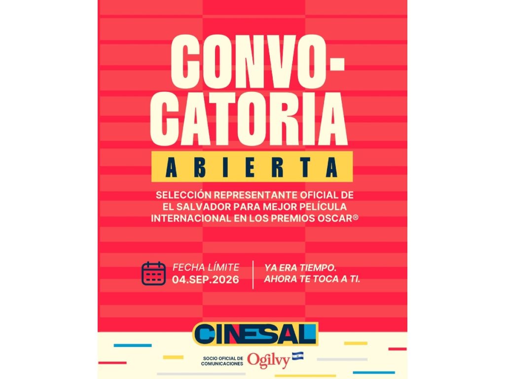 La convocatoria estará abierta hasta el 4 de septiembre. Imagen/ CINESAL