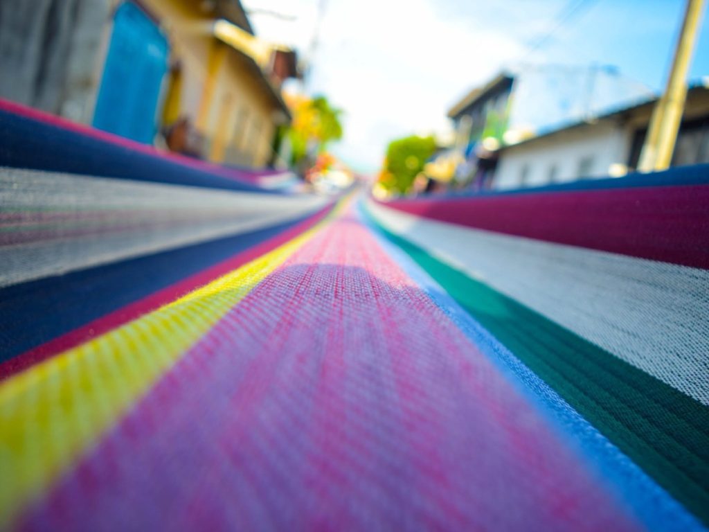 La hamaca más grande de El Salvador fue uno de los principales atractivos de la Feria de la Hamaca 2026. Foto: cortesía