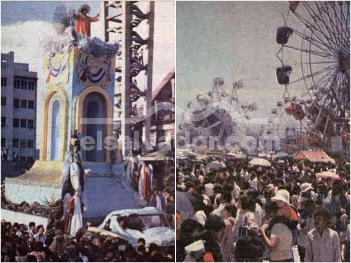 Así se vivían las Fiestas Agostinas de antaño en San Salvador