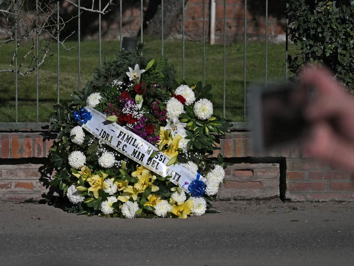 Messi despide a su padre entre mensajes de cariño en Rosario