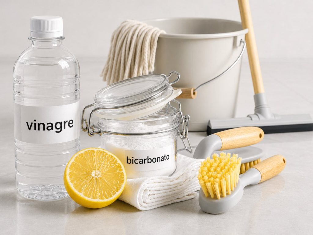 Vinagre blanco, bicarbonato y limón ayudan a neutralizar malos olores en el hogar. Foto: archivo