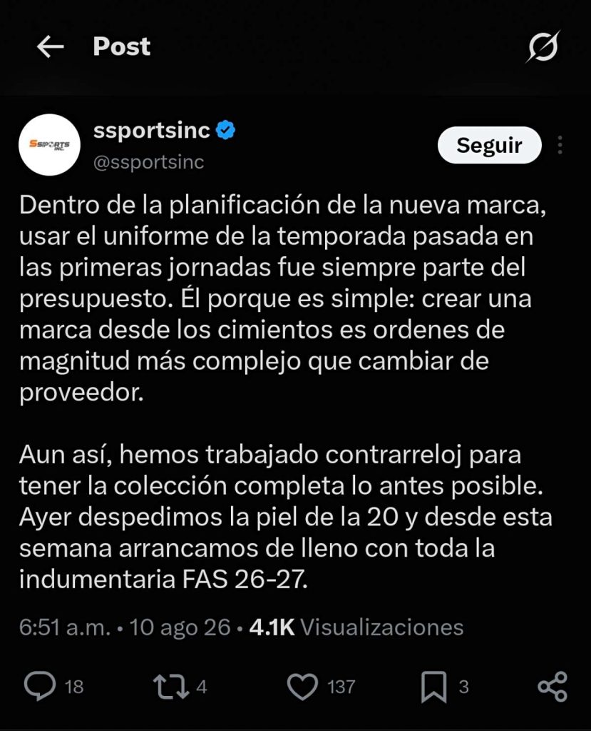 marcha atras cd fas el salvador kit uniforme indumentaria equipacion nueva marca propia agosto 2026 robbie ruud 01