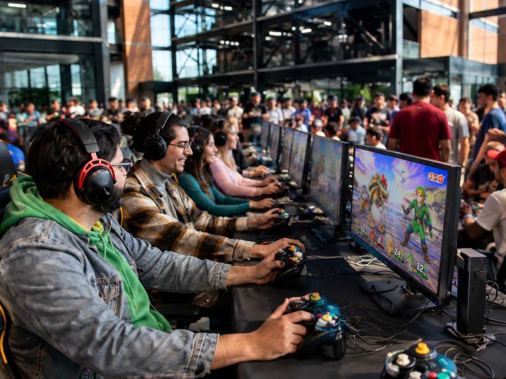 Día del gamer en mercado San Miguelito
