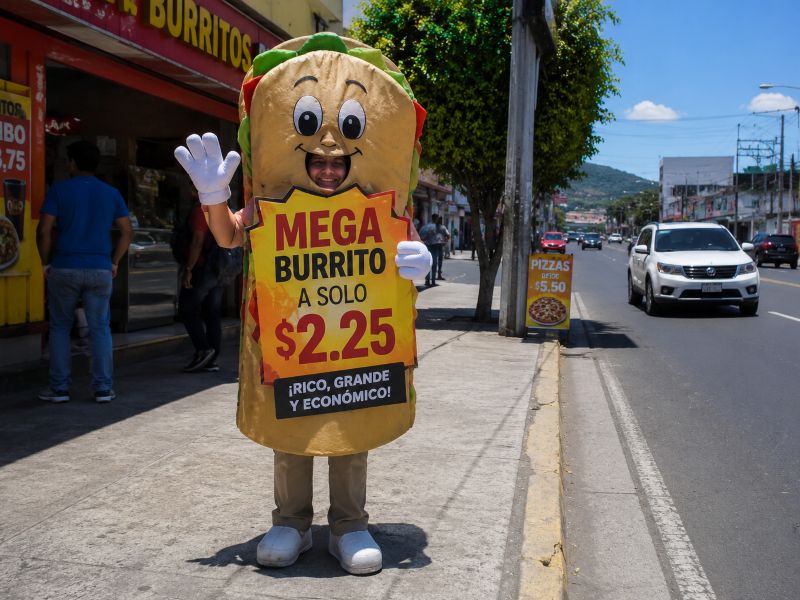 Los “rótulos en personas” están contemplados dentro de la Ordenanza Reguladora de Elementos Publicitarios de San Salvador.