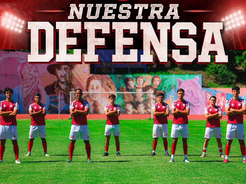 Defensa: Ocho futbolistas conforman la línea defensiva de Pumas UES, con jugadores de entre 17 y 31 años.