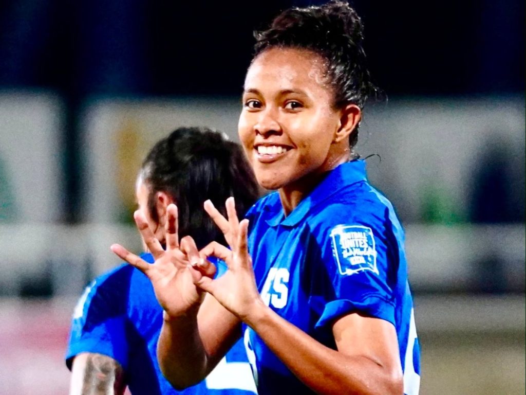Abigail López llega motivada luego de marcar el gol que llevó a la Azul y Blanco a las semifinales del torneo. Fotografía/ La Selecta