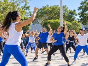 Aeróbicos-ejercicio-bailes