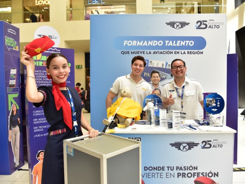 Aerotraining presentó en la Feria de Universidades 2026 sus opciones de formación para jóvenes interesados en el sector aeronáutico.