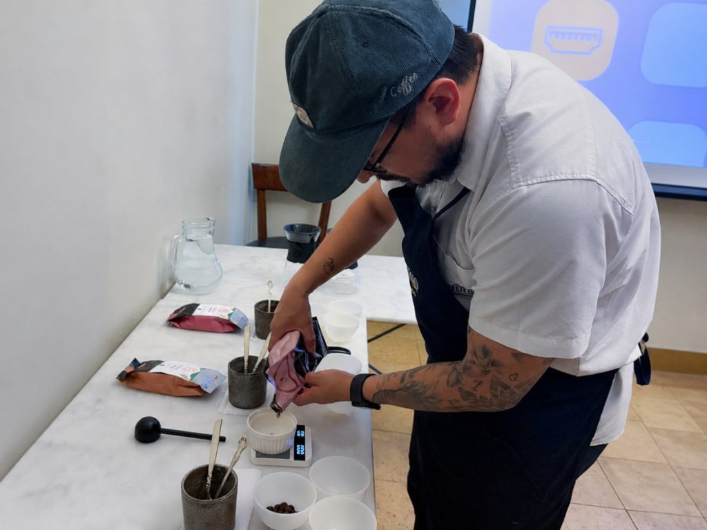 Barista-preparación-café