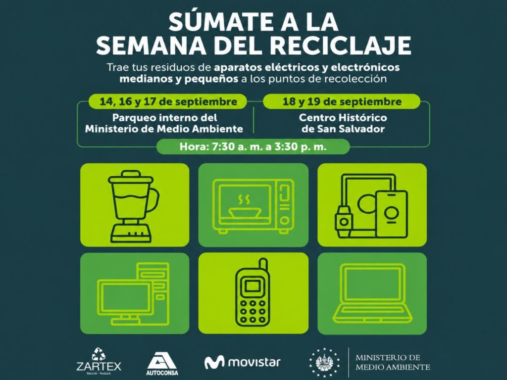 Semana del Reciclaje - reciclaje - residuos electrónicos - aparatos electrónicos