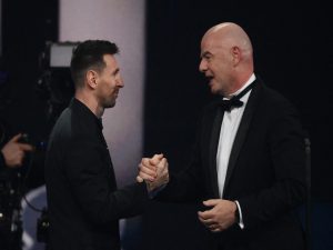Gianni Infantino-Lionel-Messi
