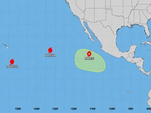 Dos huracanes categoría 4 avanzan al mismo tiempo en el Pacífico