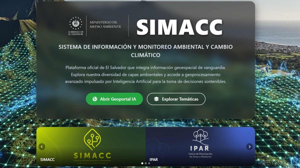 sistema ambiental con IA de El Salvador-clima-medio ambiente