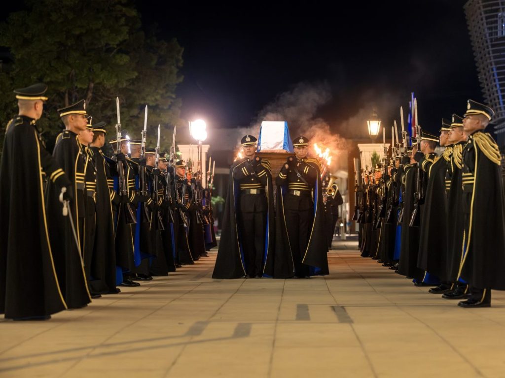 El nuevo mausoleo permitirá visitas del público a partir de las 7:00 p. m. de este jueves 24 de septiembre. Foto: Secretaría de Prensa de la Presidencia.