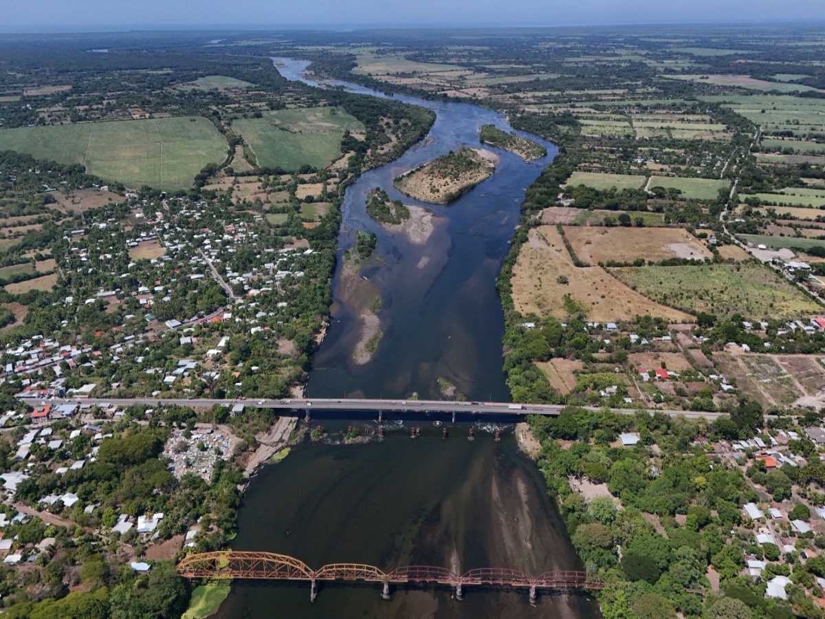 Sequía-Fenómeno-del-niño-El-Salvador- río Lempa