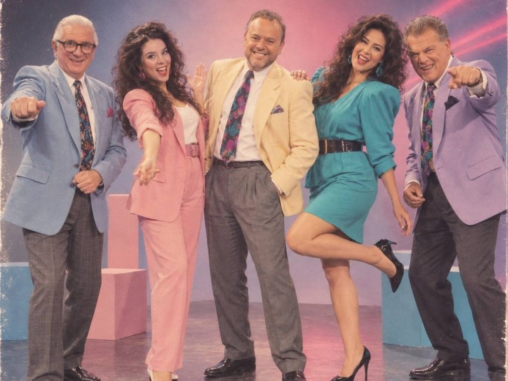 El equipo de TCS Noticias se suma al trend de los años 80 con looks creados con IA.