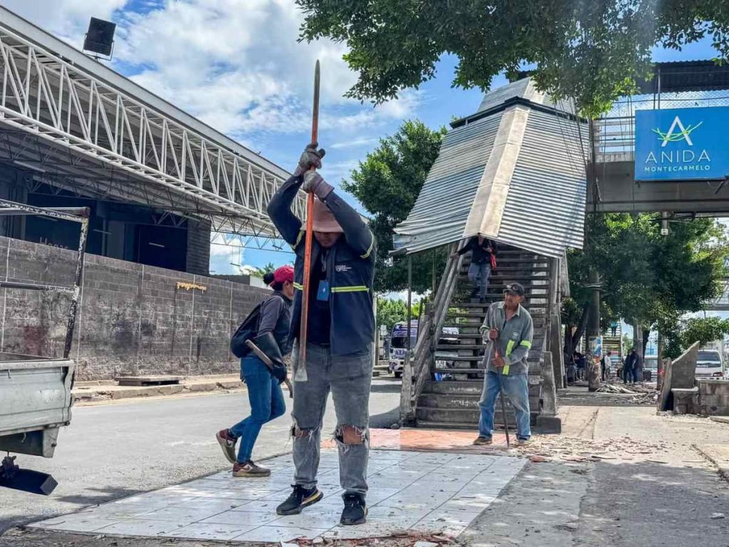 Soyapango - aceras de Soyapango - reordenamiento en Soyapango