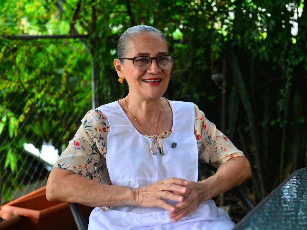 Atoles Mamá Tere funciona en la calle Las Palmas, en la colonia San Benito, San Salvador.