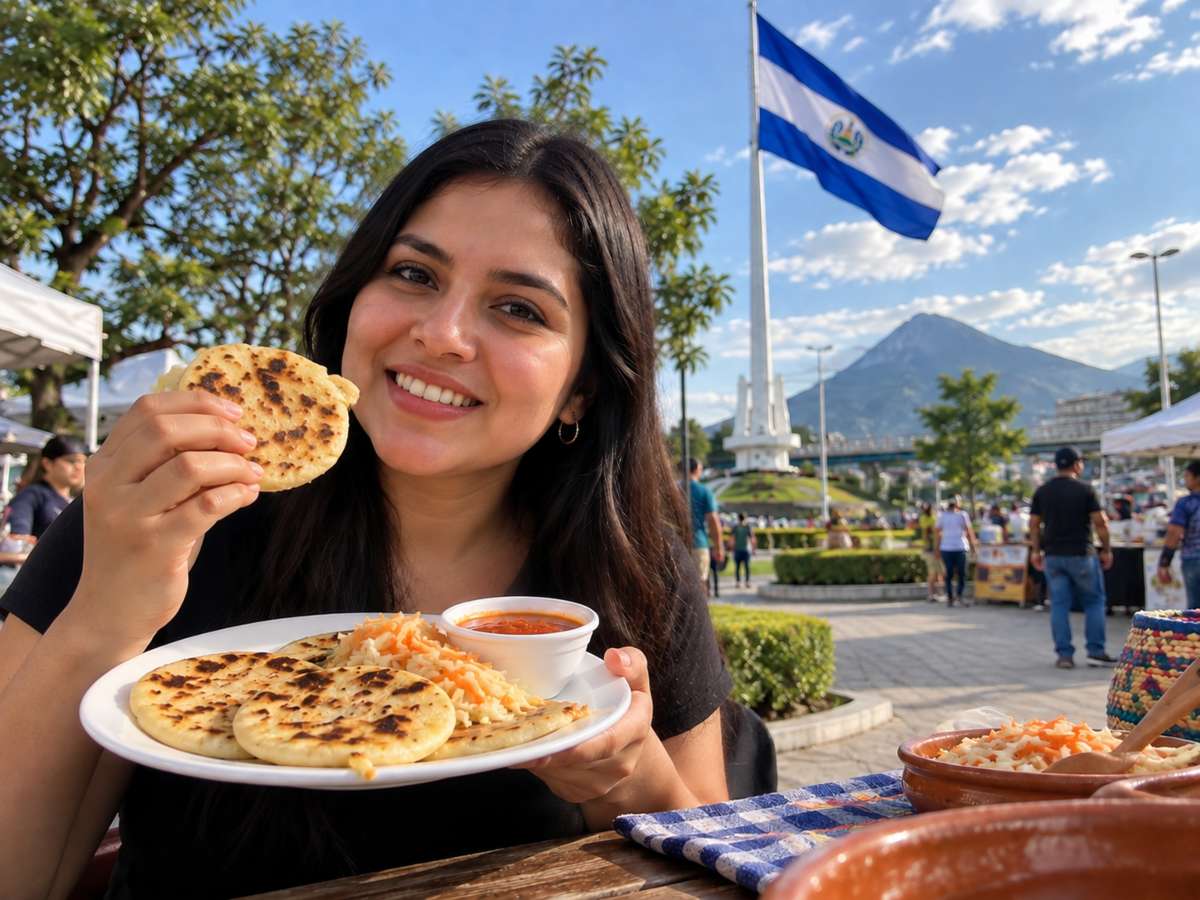 comida tipica-sabores- de El Salvador-pupusa