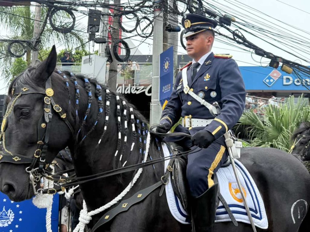 El Regimiento de Caballería participó en el desfile del 15 de septiembre con jinetes, amazonas y caballos de distintas razas.