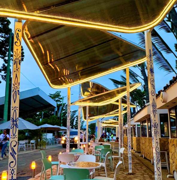 “Entre Palmeras” es el nuevo espacio turístico y comercial ubicado en Chalchuapa, distrito de Santa Ana Oeste. Foto/ Cortesía