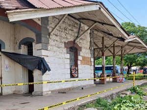 Cierran antigua estación de tren en San Vicente por riesgo de colapso