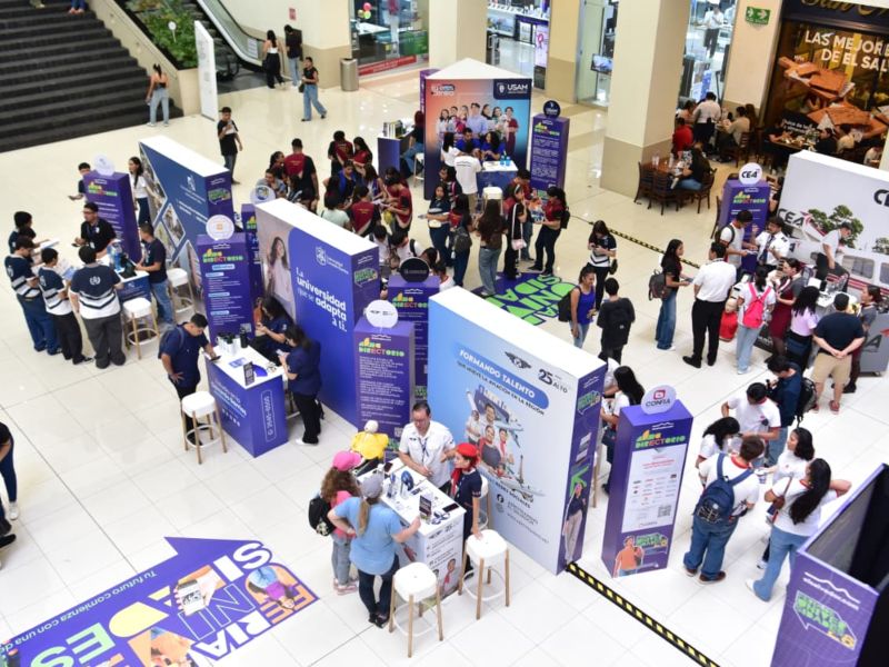 La Feria de Universidades de elsalvador.com reúne este 26 de septiembre a jóvenes de distintos puntos.
