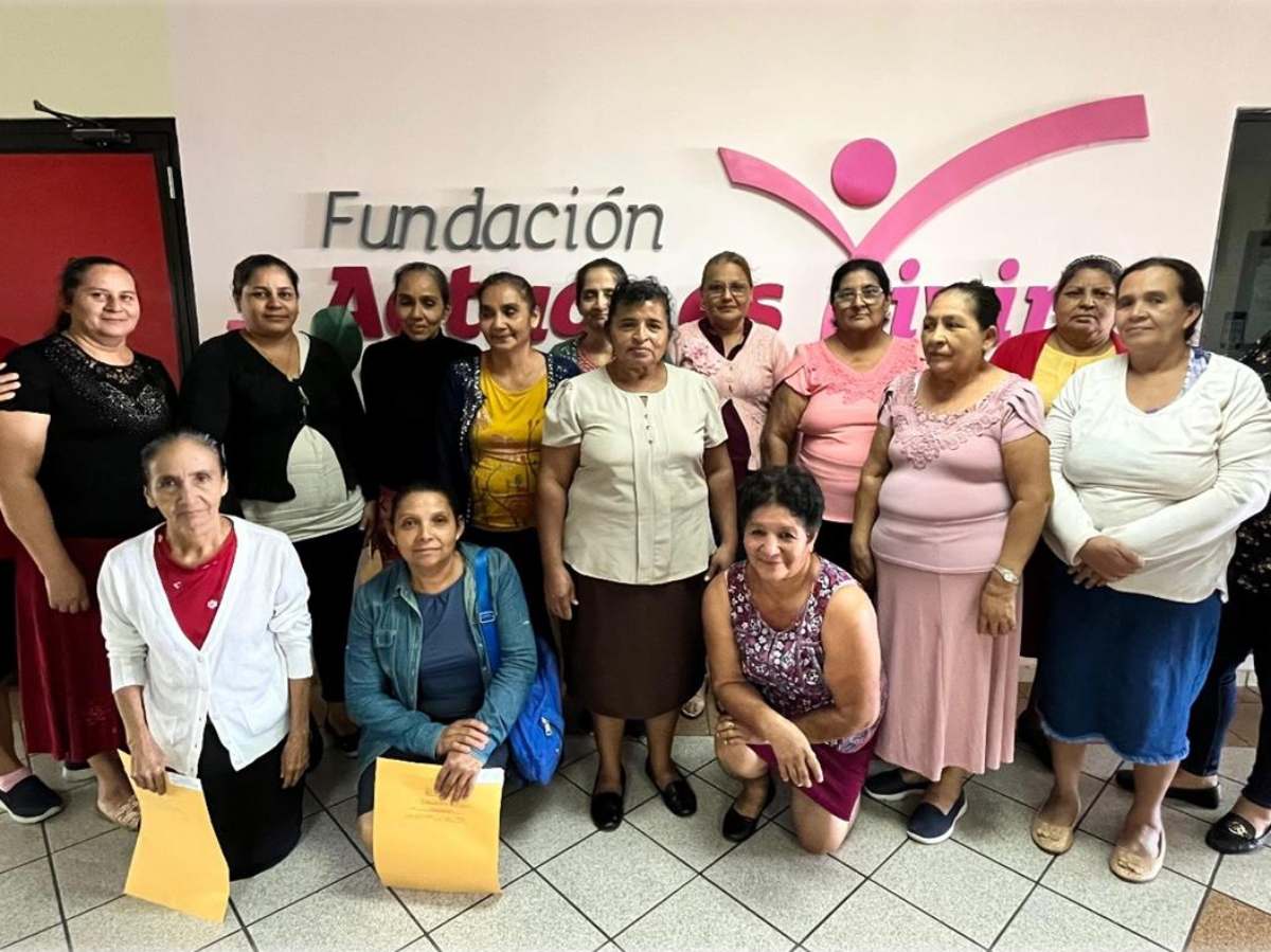 Beneficiarias de la Fundación Actuar es Vivir.