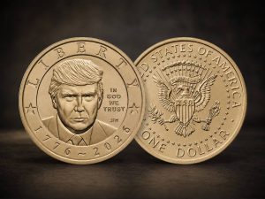 Trump, la nueva cara de la moneda de $1