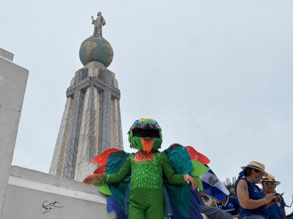 Torogoces, uniformes y banderas se robaron las miradas.