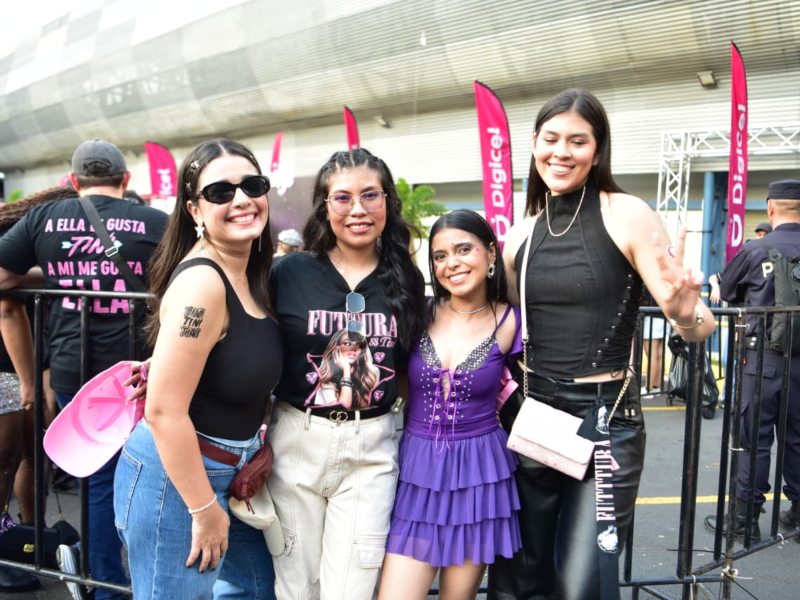 Laly, Kristel, Miurel y Luisa vienen desde Managua, Nicaragua y llegaron al país el jueves pasado
