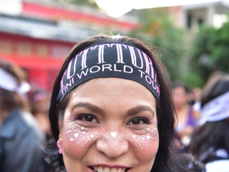 Margarita Jovel se ha maquillado con la ayuda de su hija