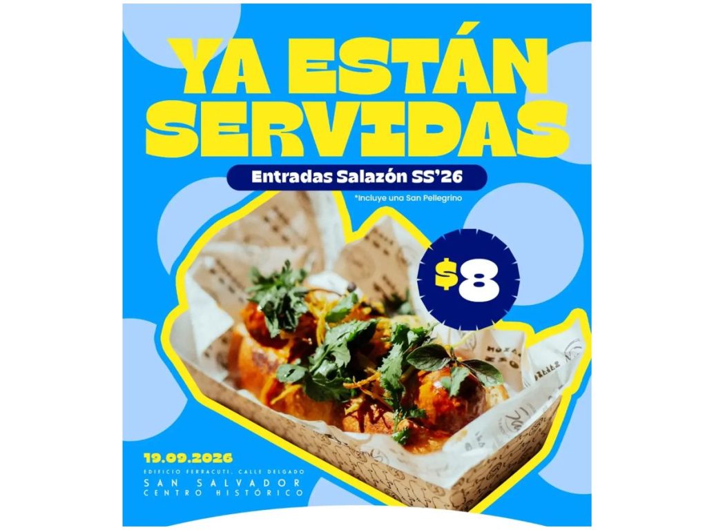 Salazón reunirá chefs de seis países en San Salvador con hot dogs de autor, música y una experiencia gastronómica de edición limitada.