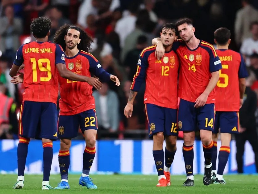 España derrotó 3-2 a Inglaterra en Wembley en su estreno en la Liga de Naciones.