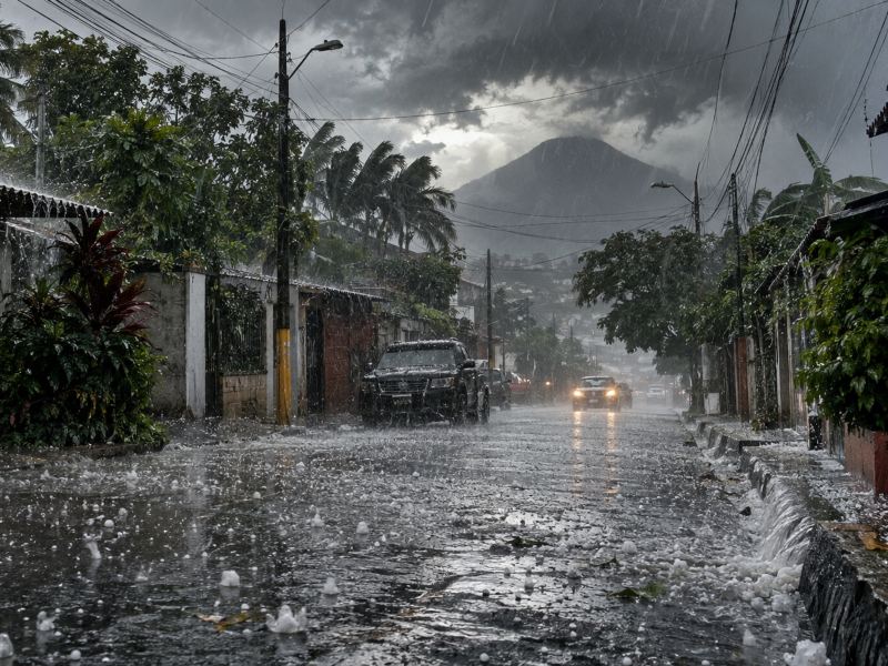 Una onda tropical favorecerá lluvias y tormentas en distintos sectores de El Salvador durante la tarde y la noche.