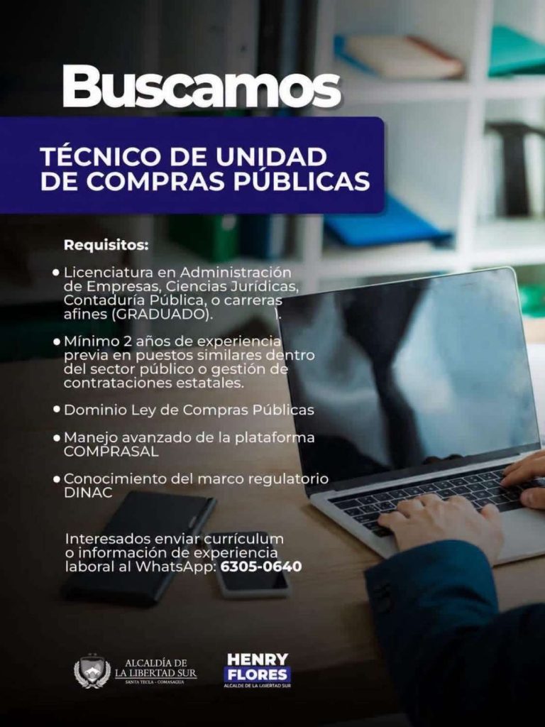 trabajo-oferta-laboral-compras-públicas