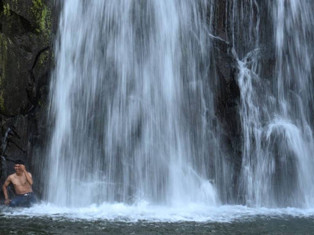 Cascada El Chorrerón- Santa María Ostuma- Turismo- La Paz- AFP