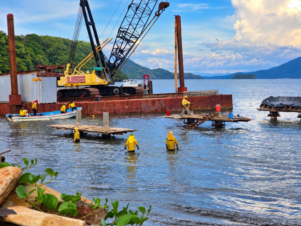 muelle artesanal - Isla Conchaguita - La Unión - Ministerio de Obras Públicas - MOP - pesca artesanal - turismo - Meanguera del Golfo
