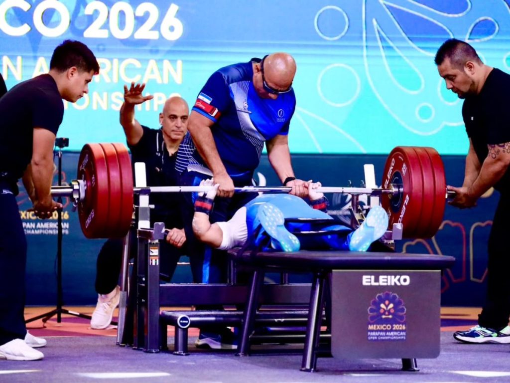 Herbert Aceituno conquistó la medalla de oro en la categoría -54 kg del Campeonato Abierto Parapanamericano México 2026. Foto / INDES