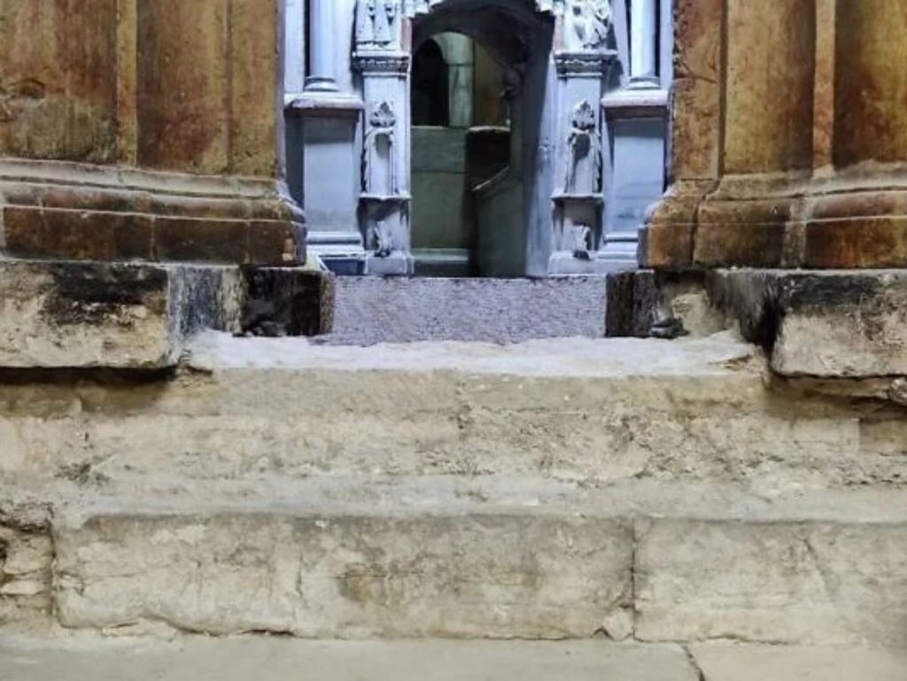Las excavaciones en la Iglesia del Santo Sepulcro revelan capas de construcción acumuladas durante siglos en Jerusalén. Cortesía/Universidad La Sapienza