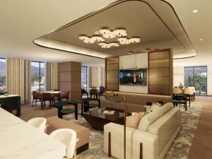 El JW Marriott San Salvador tendrá 186 habitaciones y su apertura está prevista para 2028. Foto / Cortesía Grupo Poma