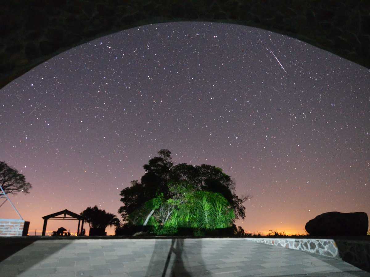 Lluvia- Estrellas- Volcan Conchagua- La Union- Golfo de Fonseca- El Salvador- Honduras- Nicaragua