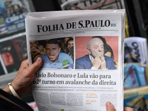 Lula y Flávio Bolsonaro irán a segunda vuelta en Brasil