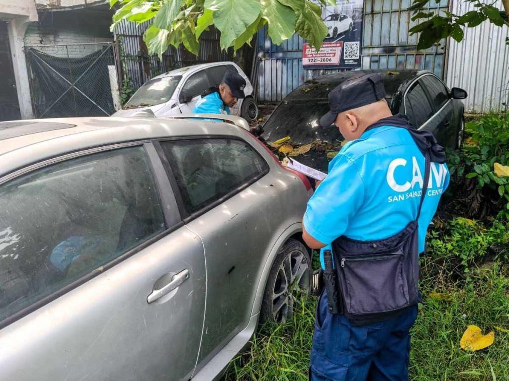 inspección de talleres - vehículos abandonados - retiro de vehículos