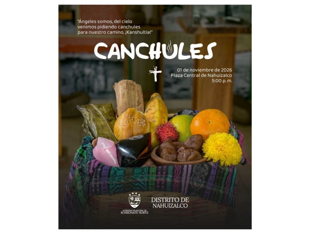 Los Canchules 2026 se celebrarán el 1 de noviembre en la Plaza Central de Nahuizalco desde las 5:00 p. m. /Foto cortesía Alcaldía Municipal de Sonsonate Norte