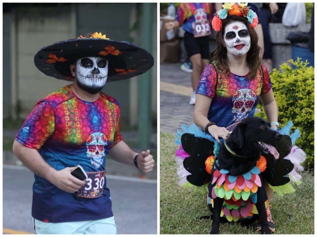 Disfraces, maquillajes de calaveras y coloridos atuendos darán un toque especial a la Carrera Día de Muertos.