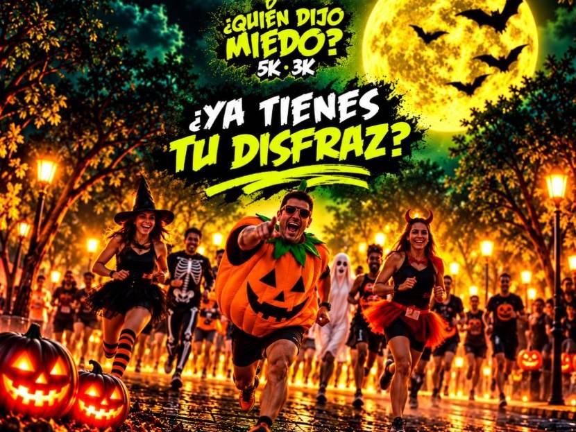 La carrera nocturna “¿Quién dijo miedo?” reunirá a corredores disfrazados este 29 de octubre en el Parque Madre Selva II, Santa Elena.