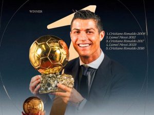 Cristiano Ronaldo de 2008 supera a Messi y gana el Balón de Oro de todos los tiempos