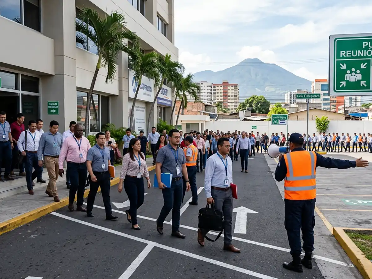 simulacro-sismo-ministerio de trabajo-temblor